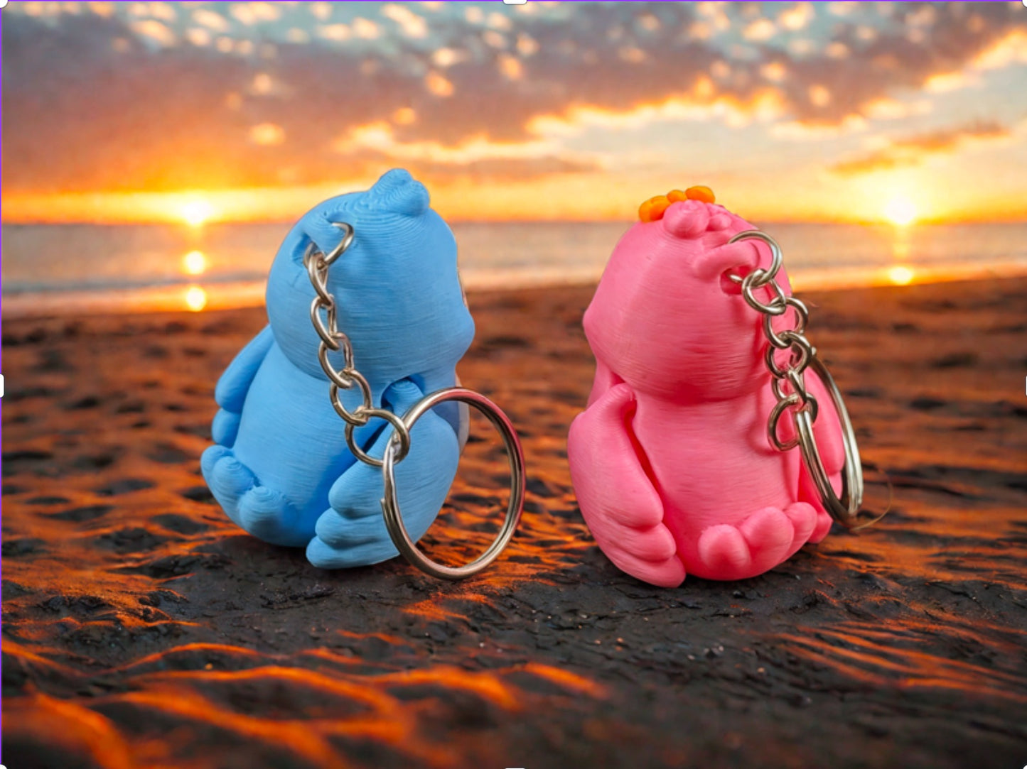 Adorable Love Birds Keychain Set – Perfect for your Loved One