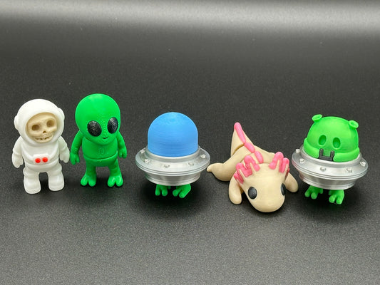 Cosmic Explorers | Set of 5 – Articulated Fidget Toy Collection