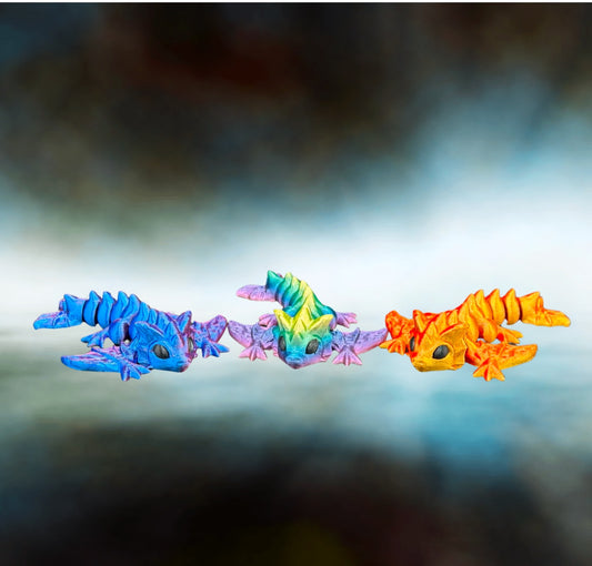 Articulated Fidget Baby Dragon – Cute and Colorful Movable Toy for Stress Relief