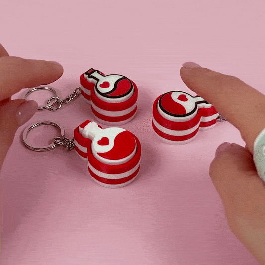 Love Potion Clicker – Adorable Clicky Fidget Toy Keychain